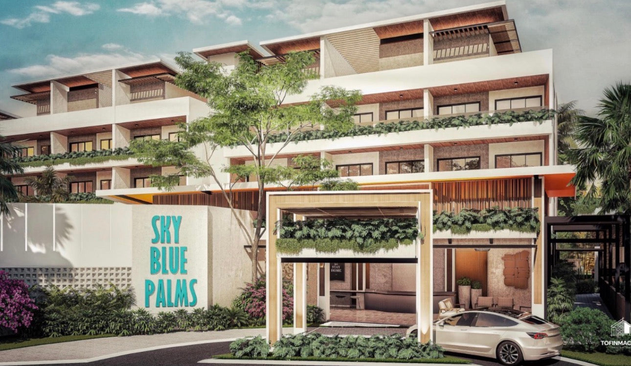 Sky Blue Palms